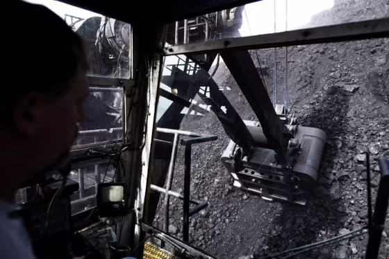Image: Coal Mining And Rail Traffic In  Wyoming